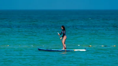 Paddle surf en aguas tranquilas
